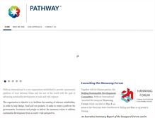 Tablet Screenshot of pathwayinternational.org